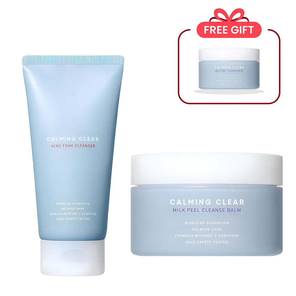Milk Peel Cleanse Balm & Acne Foam Cleanser Duo Set – Leaders