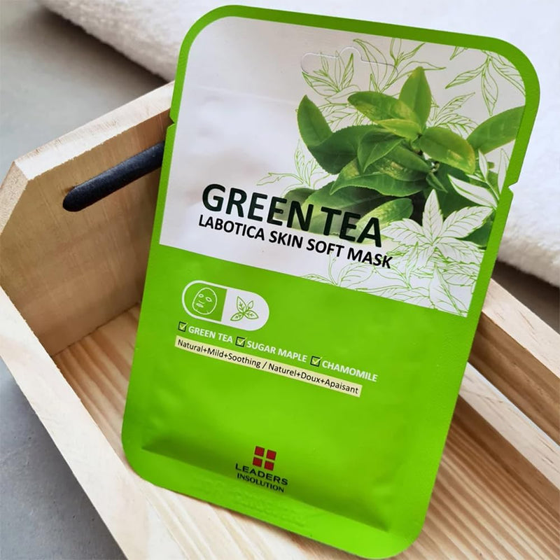 [Clearance Sale] Labotica Skin Soft Mask Green Tea - Expiration: AUG 29, 2025