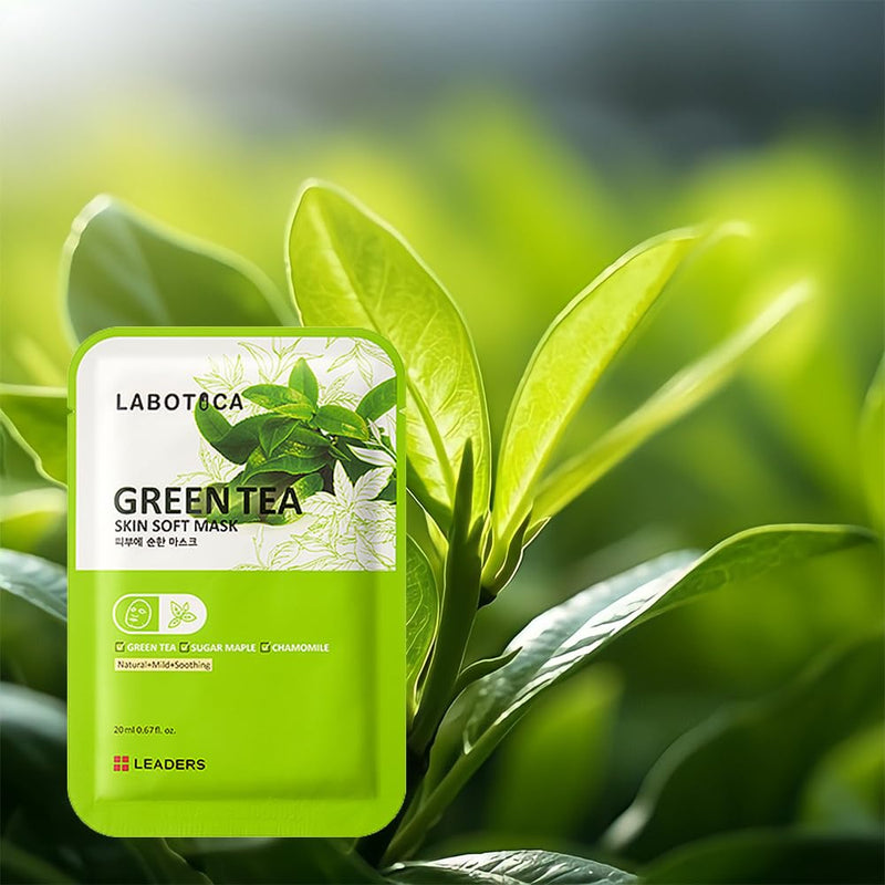 [Clearance Sale] Labotica Skin Soft Mask Green Tea - Expiration: AUG 29, 2025