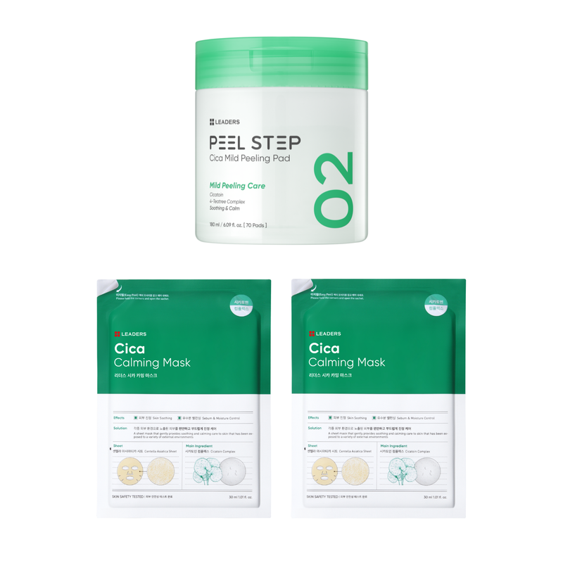 Leaders Cica Calm Peel Trio Kit