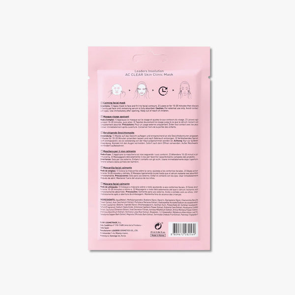 Leaders AC Clear Skin Clinic Mask