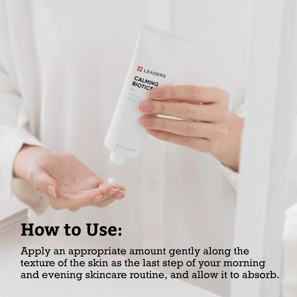 Leaders Calming Biotics Cream Mask (80ml) – Leaders Cosmetics USA