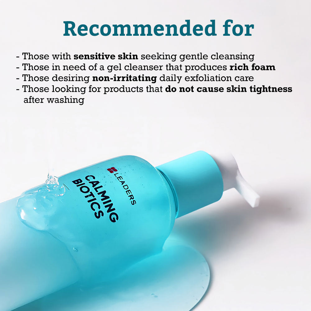 Leaders Calming Biotics Gel Cleanser
