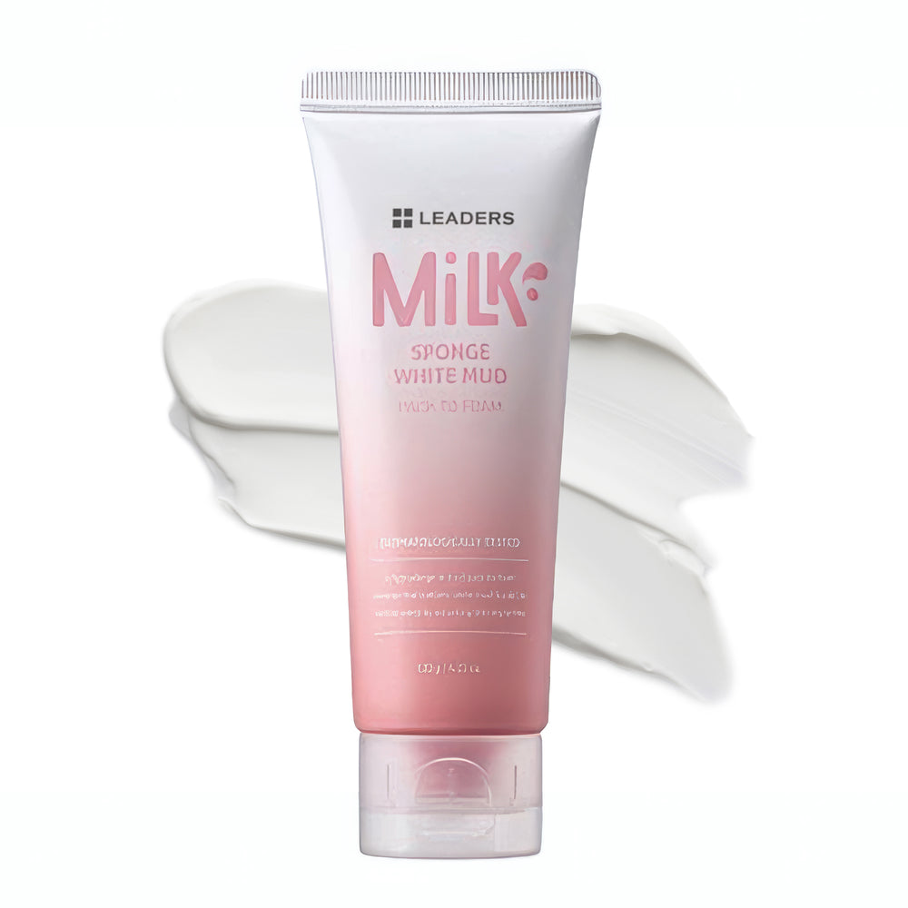 Leaders Milk Sponge White Mud Pack to Foam