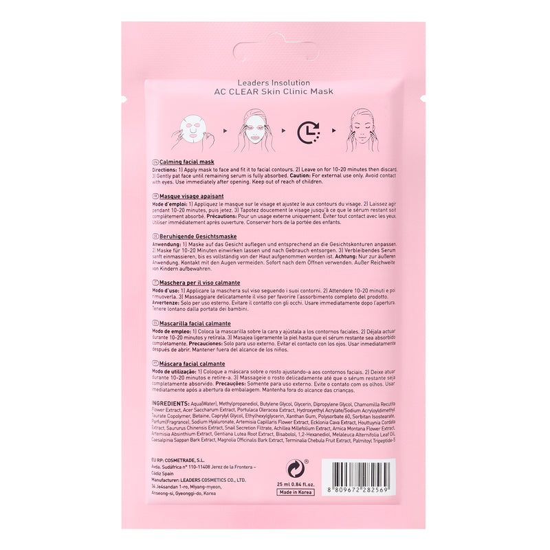 Leaders AC Clear Skin Clinic Mask